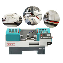 CK6163 Máquina de torneado de metal CNC Tornio de cama plana barata